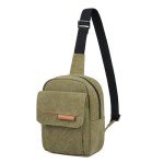 TULLIO Waterproof Small Canvas Camera Crossbody Bag