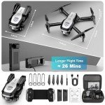 1080P FPV Foldable Camera Drone for Beginners