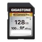 GIGASTONE 128GB 4K Memory Card - Fast Speed