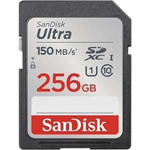 SanDisk 256GB Ultra SDXC Memory Card 150MB/s