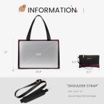 LOVEVOOK Laptop Bag for Women 15.6 Inch Laptop Tote Work Bag Professional Leather Computer Briefcase Waterproof Business Teacher Office Bag Handbag