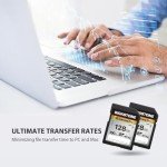 GIGASTONE 128GB 4K Memory Card - Fast Speed