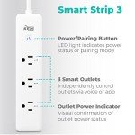 KMC Smart Plug Power Strip with Remote Control