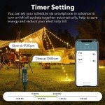 HBN Outdoor Smart Plug with WiFi and Timer