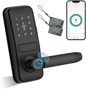 5-in-1 Keyless Smart Lock with Fingerprint Access
