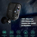 2K Wireless Outdoor Security Camera with AI Detection
