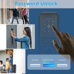 5-in-1 Keyless Smart Lock with Fingerprint Access