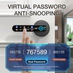 Smart Fingerprint Door Lock with Keypad Entry