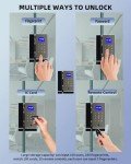 Biometric Smart Glass Door Lock – Keyless Entry