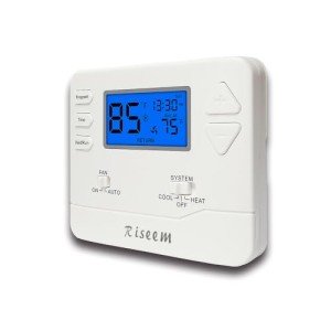 Energy-Saving Programmable Thermostat with Blue Backlight