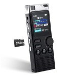264GB Digital Voice Recorder with Playback and Voice Activation