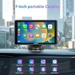 7-Inch Carplay & Android Auto Screen with Voice Control