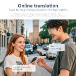 Smart Translation Glasses with Voice Assistant - Black/Gold