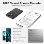 AI Voice Recorder with App Control and Transcription