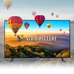 Komodo by Sceptre 43" LED HDTV 3X HDMI 2.0 HDCP 2.2 VESA Wall Mount Ready, Metal Black 2018