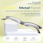 Smart Translation Glasses with Voice Assistant - Black/Gold