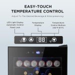 Electactic 37-Bottle Wine & 145-Can Beverage Fridge