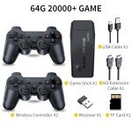 Wireless Retro Handheld Game Console with 20,000 Games