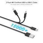 Fast Charging USB Car Charger for iPhone 16, 2 Pack