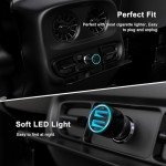 Fast Charging USB Car Charger for iPhone 16, 2 Pack