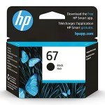 HP 67 Black Ink Cartridge for DeskJet & ENVY