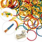 300-Piece Office Supply Set: Clips & Bands