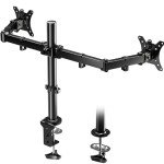 BONTEC Adjustable Dual Monitor Stand for 13-32" Screens