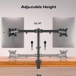 BONTEC Adjustable Dual Monitor Stand for 13-32" Screens
