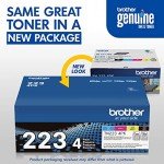 Brother TN223 Toner Cartridge Four Pack - Black, Cyan, Magenta, Yellow