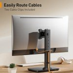 Perlegear Adjustable Monitor Stand for 13-34 Inch Screens