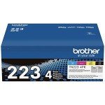 Brother TN223 Toner Cartridge Four Pack - Black, Cyan, Magenta, Yellow