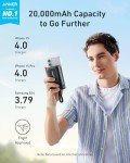 Anker Zolo Power Bank, 20,000mAh 30W High-Speed Portable Charger with Built-in USB-C Cable, 1 USB-C, 1 USB-A, Battery Pack for iPhone 16/15/15 Pro/15 Pro Max/15 Plus, MacBook, Galaxy, and More