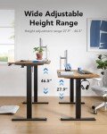 HUANUO Electric Adjustable Standing Desk, Vintage Brown