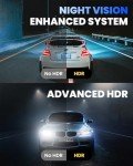 COOLCRAZY 4K Dual Dash Cam with WiFi and GPS