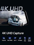Pelsee P12 Plus 4K WiFi Mirror Dash Cam