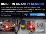 COOLCRAZY 4K Dual Dash Cam with WiFi and GPS