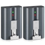 Etrhtec 2-Pack Rechargeable Battery for Ring Doorbells