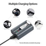 Etrhtec 2-Pack Rechargeable Battery for Ring Doorbells