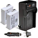BM 2-Pack LP-E8 Batteries & Charger for Canon