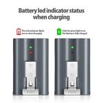 Etrhtec 2-Pack Rechargeable Battery for Ring Doorbells