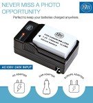 BM 2-Pack LP-E8 Batteries & Charger for Canon