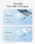 Anker Zolo Power Bank, 20,000mAh 30W High-Speed Portable Charger with Built-in USB-C Cable, 1 USB-C, 1 USB-A, Battery Pack for iPhone 16/15/15 Pro/15 Pro Max/15 Plus, MacBook, Galaxy, and More