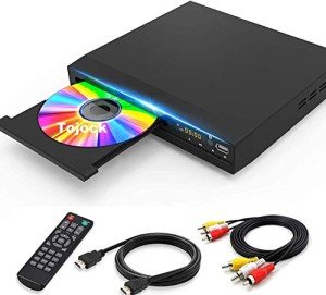 Tojock HD DVD and CD Player with HDMI/RCA
