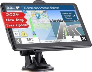 7-Inch GPS Navigator with 2024 Maps & Warnings