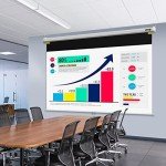 JWSIT 100-Inch Manual Pull Down Projector Screen