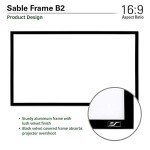 120" 16:9 Ultra HD Fixed Frame Projector Screen