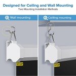 JWSIT 100-Inch Manual Pull Down Projector Screen