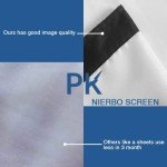 NIERBO 300-Inch Outdoor Movie Projector Screen