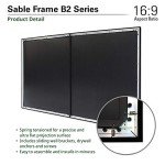 120" 16:9 Ultra HD Fixed Frame Projector Screen