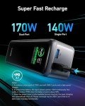 Anker Prime Power Bank, 27,650mAh 3-Port 250W Portable Charger (99.54Wh) Smart App, Compatible with MacBook Pro/Air, iPhone 16/15/14/13 Series, Samsung, Dell, and More (Charging Base Not Included)